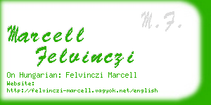 marcell felvinczi business card